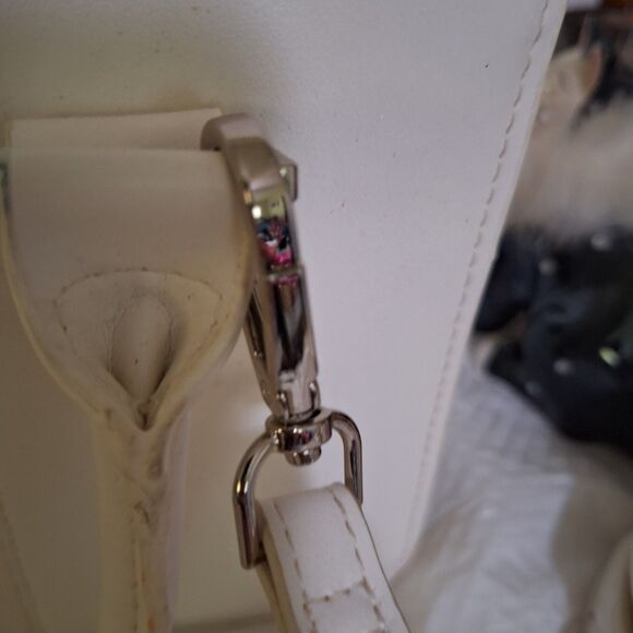 A Steve Madden Women's Crossbody Handbag Faux Leather and Suede Office Evening - Picture 12 of 14